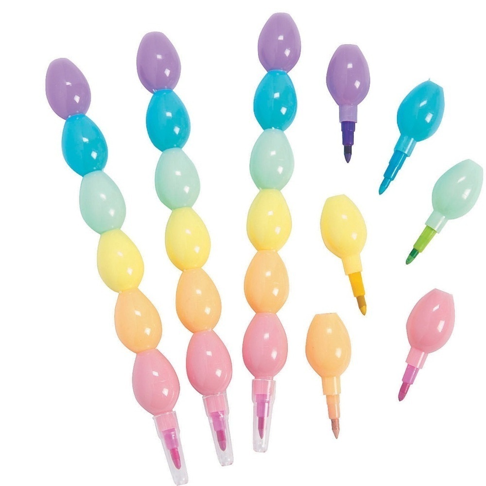 Easter Egg Stacking Crayons